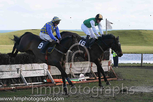 ANOTHER CHARMER and J J Codd ( 9 , ROYAL BLUE  YELLOW CHECK; royal blue sleeves; yellow  royal blue hooped cap ) Trainer: Thomas Coyle,, Owner : Syndicate Urban  Rural Boys