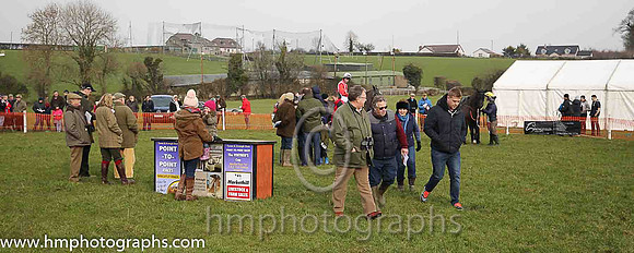Parade Ring at Tynan and Armagh Point to Point Races