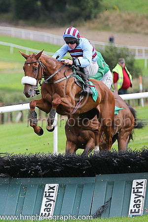 04th Gabriel Brandy and A E Lynch ( 14 , dark blue and light blue check ) Trainer - R Hennessy