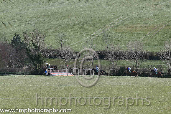 CASTLE GOER and N McParlan ( 1 , YELLOW; black, plain sleeves; white cap ) Trainer: Ben Arthey,, Owner : Houston N.  A.