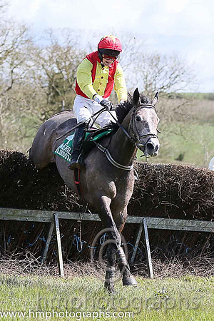 FIRST OUTCOME and J Canavan ( 5 , PURPLE; black, plain sleeves; black cap ) Trainer: Liam Lennon,, Owner : Jonathan Canavan