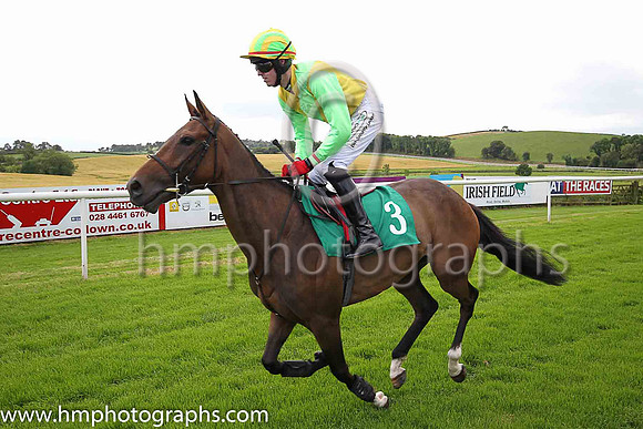 06th Allduckornodinner and K M Donoghue ( 3 , yellow, light green sash ) Trainer - J T R Dreaper