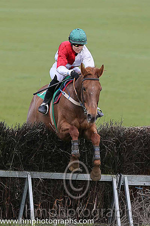 ARCHVIEW SUNSHINE and Miss A O'Sullivan ( 1 , RED  WHITE QTD; red,white hlvd sleeves; green cap ) Trainer: Holly McGahan,, Owner : Alan Black