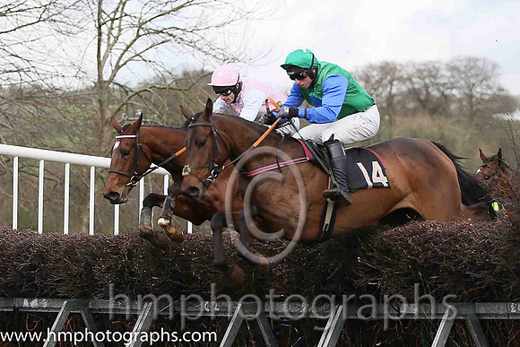 02nd GERMAINE and J J Codd ( 14 , EMERALD GREEN,royal blue diamond; royal blue sleeves; emerald green cap ) Trainer: W.F. Codd,, Owner : Partnership Doyle Racing