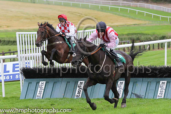 10th Honest Robber and Reserve 1 ( 16 , red and pink stripes ) Trainer - J J Hanlon