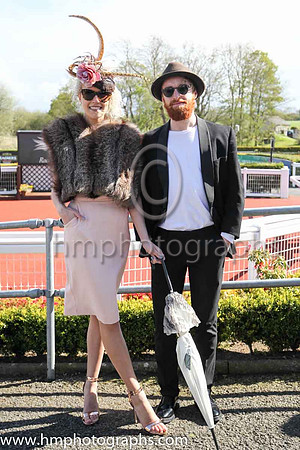 Niamh Cunningham and Liam O'Neill from Crossmaglen at Down Royal on May Day 2016