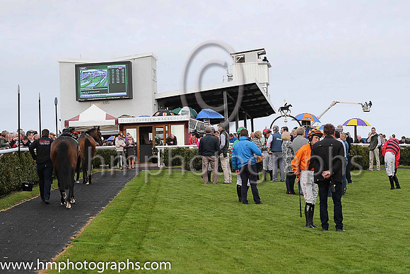 The parade ring at Racecourse