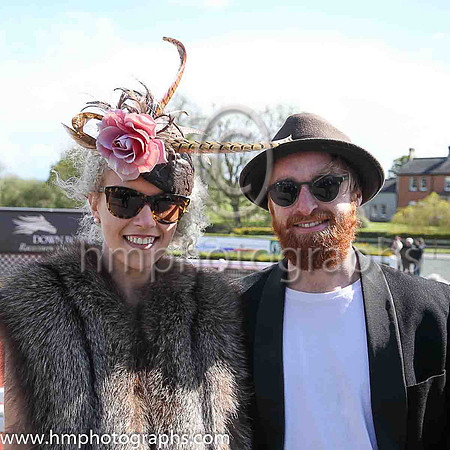 Niamh Cunningham and Liam O'Neill from Crossmaglen at Down Royal on May Day 2016