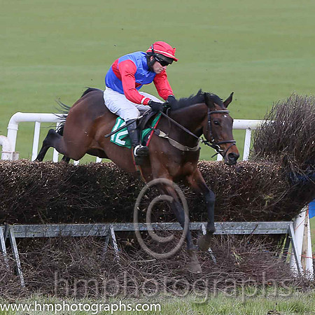 QUEENS ISLAND and N Gault ( 12 , ROYAL BLUE,red hoop; red sleeves; red cap ) Trainer: S. Michael Millar,, Owner : S. Michael Millar