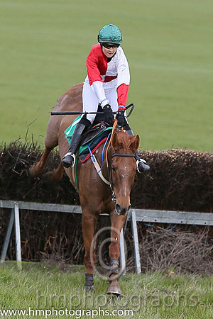 ARCHVIEW SUNSHINE and Miss A O'Sullivan ( 1 , RED  WHITE QTD; red,white hlvd sleeves; green cap ) Trainer: Holly McGahan,, Owner : Alan Black