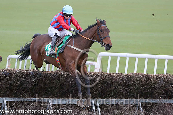 04th LISTINNEY HILL and M J O'Hare ( 10 , ROYAL BLUE  RED STRIPES; red sleeves; light blue cap ) Trainer: Miss Suzy Barkley,, Owner : Miss Suzy Barkley