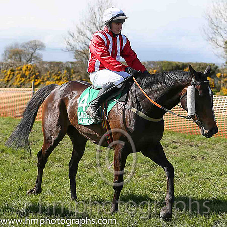 01st ANSEANACHAI CLISTE and M McConville ( 4 , RED  WHITE STRIPES; red, plain sleeves; white cap ) Trainer: Stephen McConville,, Owner : Michael McConville