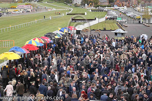 Spectators at Down Royal on May Day 2016
