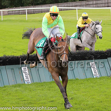 06th Allduckornodinner and K M Donoghue ( 3 , yellow, light green sash ) Trainer - J T R Dreaper