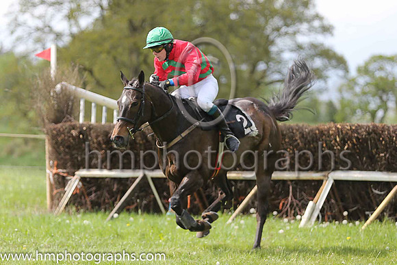 03rd NOTNOWLOVE and M F Rice ( 2 , RED,emerald green chevrons; red sleeves; red  emerald green striped cap ) Trainer: Martina Dempsey,, Owner : Racing Club CAFRE (Enniskillen)