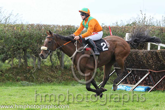 01 The Last Derby & R James - Winner (2, tangerine, green chevrons) - FT8E8398-6