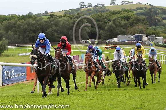 09th An Dun Abu and Mr E P O'Brien ( 5 , black, red chevron ) Trainer - P E Collins