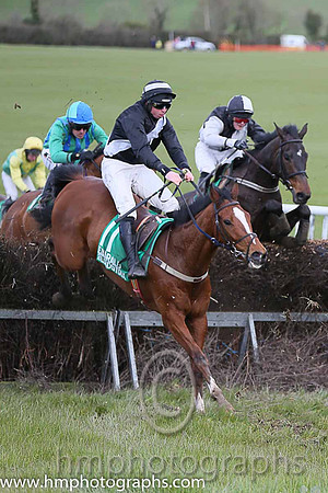 POYNTZPASS and J J Codd ( 11 , BLACK,white sash; black sleeves; black cap,white hoop ) Trainer: Mayne Kidd,, Owner : Mayne Kidd