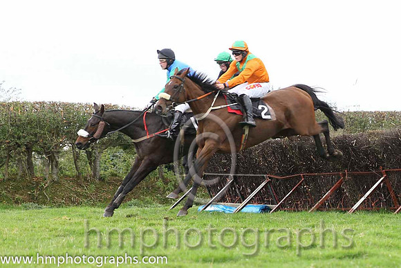 01 The Last Derby & R James - Winner (2, tangerine, green chevrons) - CU2D1018-34