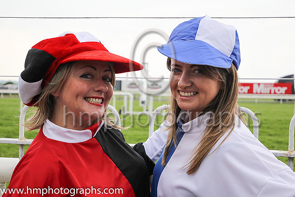 Michalla McCann and Kelly McCann dressed in their colours at a hen party at Dowbn Royal.