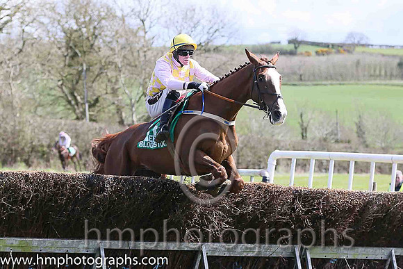BATTLE HARD and H D Dunne ( 14 , PINK  YELLOW CHECK; pink sleeves; yellow cap ) Trainer: Warren Ewing,, Owner : Warren Ewing
