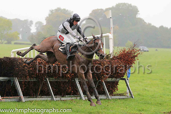 01st JERRYSBACK and Derek O'Connor ( 2 ,black and white qtrd ) Trainer: Colin S. McKeever,, Owner : W.W. Dennison