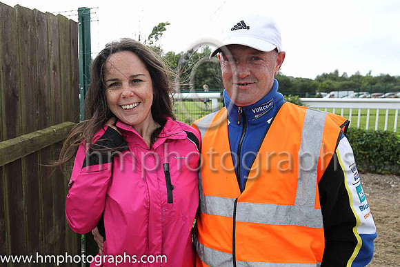 Spectators at Downpatrick Racecourse