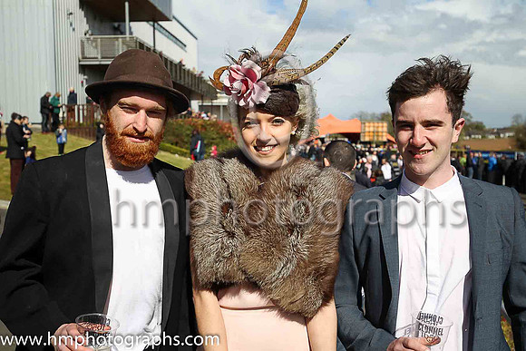 Liam O'Neil, Niamh Cunningham and Cathal McNamee l from Crossmaglen at Down Royal on May Day 2016