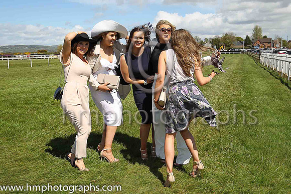My hat has blown off at Down Royal on May Day 2016