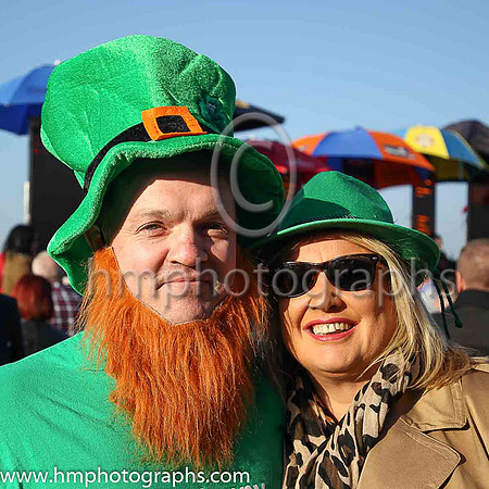 Martina and Claire Agnew from Magabery at Down Royal on st Patricks Day