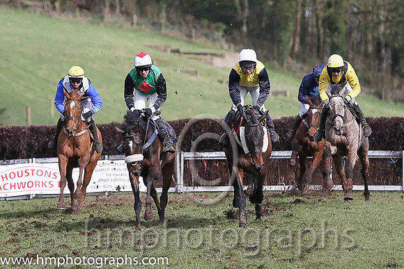 03rd THE SOPHSTER and B o'Neill ( 2 ,Antrim (H)?- GREEN,red diamond; black, plain sleeves; white cap,red diamond ) Trainer: Ben Arthey,, Owner : McIlveen Janet  Rodney