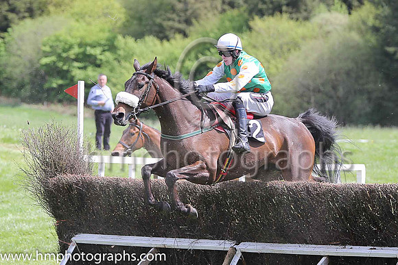 OU VALSHAN TIME and H D Dunne ( 12 , EMERALD GREEN,orange spots; white,orange spots sleeves; emerald green cap ) Trainer: Donnchadh Doyle,, Owner : Monbeg, Syndicate