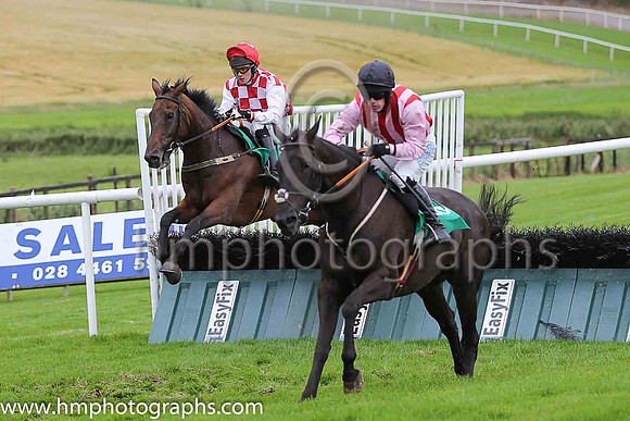 11th The Shaughraun and E O'Connell ( 5 , red and white check ) Trainer - E O?Connell