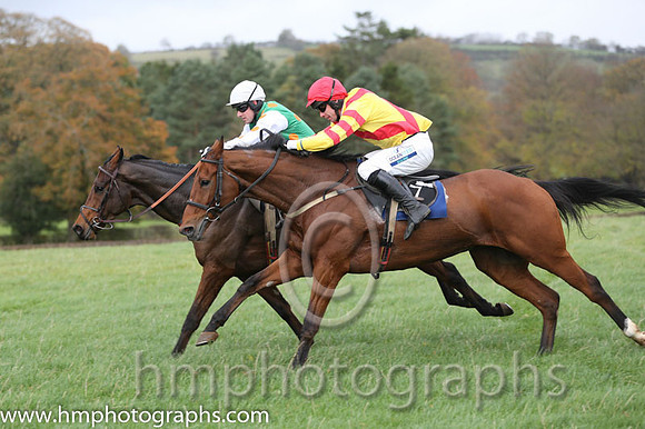 01 Mr Mountain and B O'Neill - - 01st (2 ,emerald green, orange spots ) Trainer - Donnchadh Doyle  03 Mattara and Derek O'Connor - - 03rd (7 ,yellow, red cross belts ) Trainer - Derek Pugh