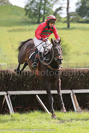 02nd NOT BEFORE EIGHT and Ms S Larkin ( 1 , EMERALD GREEN,red chevrons; red sleeves; red  emerald green hooped cap ) Trainer: D.M. Christie,, Owner : D.M. Christie