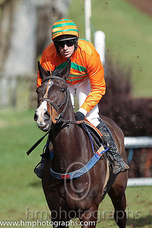 03rd VALMY BAIE (FR) and B O'Neill ( 18 , ORANGE; orange,green chevrons sleeves; orange  green hooped cap ) Trainer: D.M. Christie,, Owner : Ray Nicholas