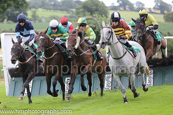01st Teacher's Pet and L P Dempsey ( 8 , emerald green and orange hooped ) Trainer - J P Dempsey