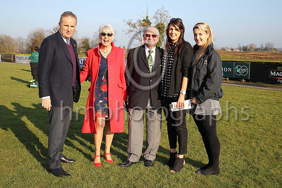 Group in the parade ring at Down Royal