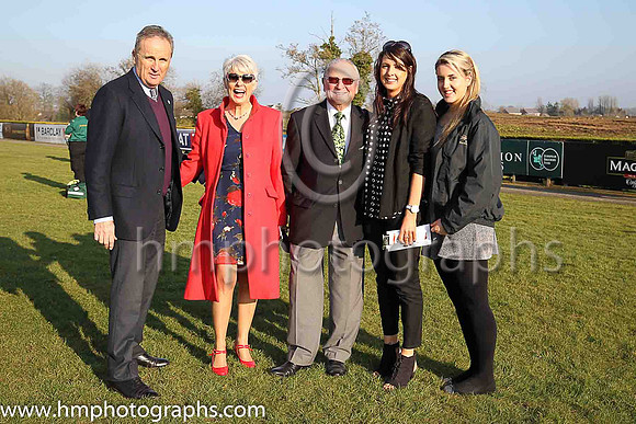 Group in the parade ring at Down Royal