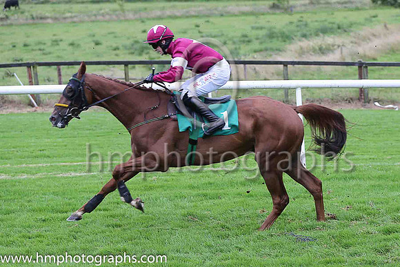04th Night Generation and J M Moore ( 1 , maroon, white star ) Trainer - N Meade