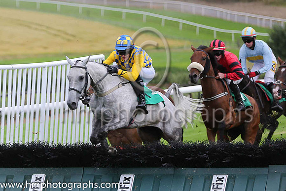 12th Nevada Rose and A McCurtin ( 15 , royal blue and yellow check ) Trainer - H Smyth