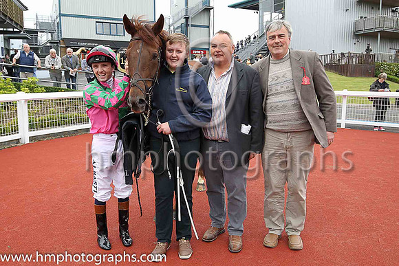 01st Jembatt and Chris Hayes, trainer Michael Mulvany winners of the Value Cabs Handicap at Down Royal