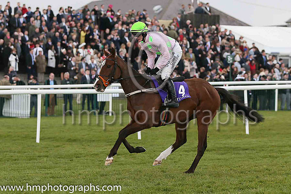 05th Sempre Medici ( 4 , pink, light green spots, green cap ) and Paul Townend - Trainer : W P Mullins