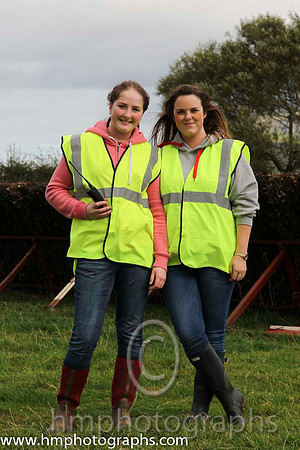 Fence officials at The Route Point to Point Steeplechases - CU2D0997-71
