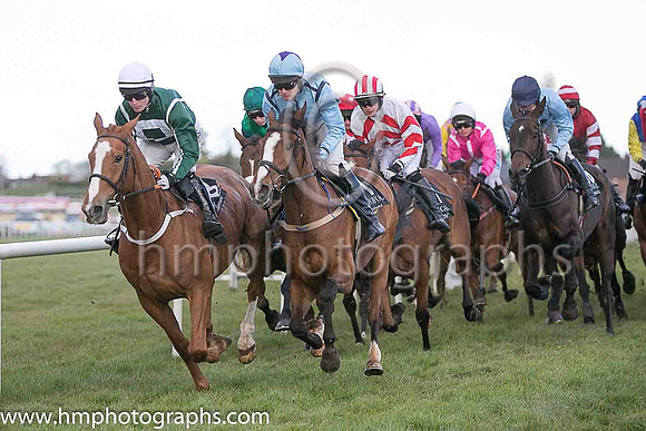 10th Amonit ( 1 , light blue and dark blue seams ) and Mr M J O?Hare - Trainer : S R B Crawford - Owner : S R B Crawford