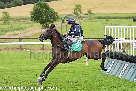 06th Tish Hall and A E Lynch ( 9 , dark blue, white seams ) Trainer - S R B Crawford