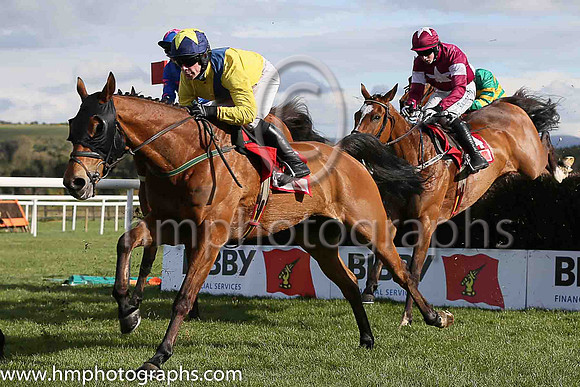 05th FOXROCK ( 5 , yellow, dark blue sash ) and Denis O'Regan - Trainer : T M Walsh