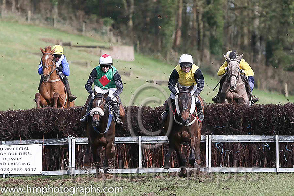 04th CASTLE GOER and N McParlan ( 1 , YELLOW; black, plain sleeves; white cap ) Trainer: Ben Arthey,, Owner : Houston N.  A.