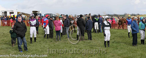 Parade Ring at County Down P2P at Loughbrickland