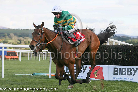 01st CARLINGFORD LOUGH ( 1 , emerald green and orange hoops ) and Barry Geraghty - Trainer : John E Kiely